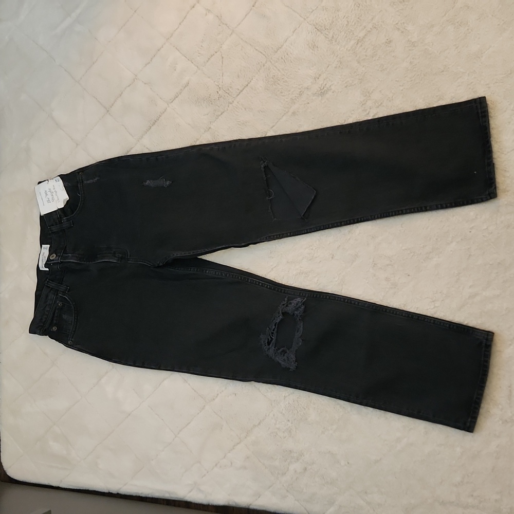 ABERCROMBIE AND FITCH THE 90'S STRAIGHT JEAN